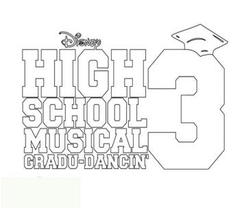 Coloriage High School Musical 3