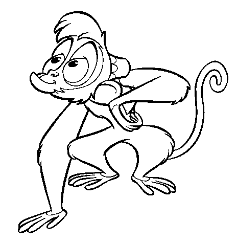 Coloriage Abu