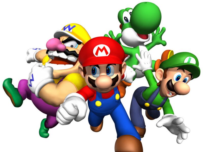 Super Mario Luigi Wario Yoshi