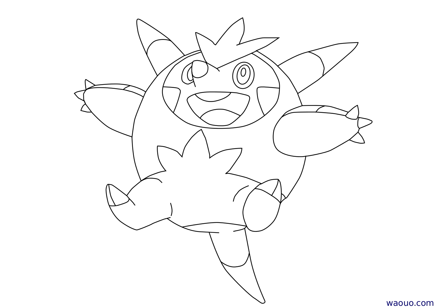 Coloriage Pokemon Boguerisse